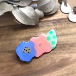 ふんわりおはなブローチダブル