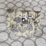 ミナペルホネン ぷっくりポーチ　letter of flower ハンドメイド