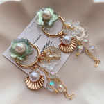 海のお花の贈り物/イヤリング.ピアス