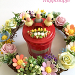 オカメインコのブリキ缶