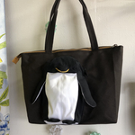 『ねこ缶さま』専用　ペンギンさんペタペタぷくぷくトートバッグ　ポッケいっぱい