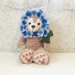 顔出しシリーズ❤︎犬用❤︎紫陽花ブルーA