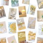 海外 シール 100枚set《yellow》 [F473]