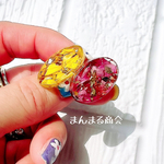 【SALE】【太陽と月の恵み🌞🌙】ドライフラワースチールリング