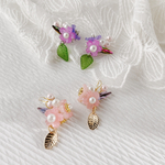 『季節の花』　桜と紫陽花　　ピアスorイヤリング
