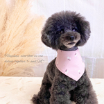 スナップボタン使用クールバンダナ　犬　保冷剤　保冷剤付　スケアープリント花柄　コピー　犬用ネッククーラー　犬用クールバンダナ　ネッククーラー　熱中症予防　熱中症対策　犬服