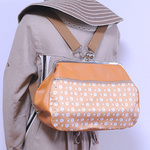 【nanqueen's handmade】がま口リュック＆ショルダー2wayバッグ