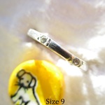 silver cz フルエタニティーリング