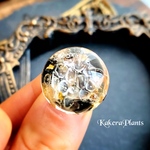 【ダークムーン】🌑蛇とオニキス🌑白蛇のタリスマンリング(ラージサイズ)✶無限の発展✶ring of talisman large/KakeraPlants
