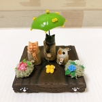 紫陽花とねこ