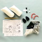 デニムのアメリカバイソン・キット販売『アニマルトロフィー』