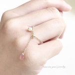 14kgf Incarose × pearl ring
