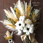 🍀ho様オーダー専用ページです🍀　　ウェディングブーケ　ブライダルブーケ　前撮りブーケ　フォトウェディング　ドライフラワーブーケ　ミモザブーケ