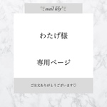 【 わたげ様専用 】