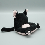 1/12 オビツ11用　ニャンコちゃんソファ ブラック