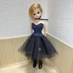 リカちゃん　デニムのビスチェドレス