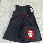 子供服 お出かけジャンパースカート&ポシェット