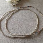 ビーズアクセサリー♦︎シルバー