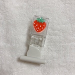 名札クリップ いちご