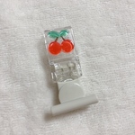 名札クリップ さくらんぼ