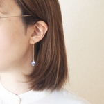 ゆれる◇ﾊﾅﾋﾞﾗﾄﾞﾛｯﾌﾟﾋﾟｱｽ/ﾉﾝﾎｰﾙﾋﾟｱｽ◇デルフィニウムブルー