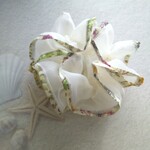 リバティ×オーガンジー  ひらひらシュシュ