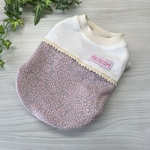 【SALE】Sサイズ＊レースフラワータンクトップ （ピンク）