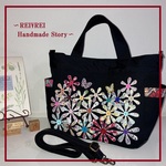 「ta～様オーダー品」お出掛けトート 3WAY♡リバティ パッチワーク♡帆布