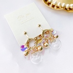 Sequins＆Glass ball　イヤリング(スパンコール.ガラス玉)