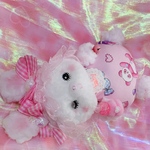 メルヘン城の🌸ベビーうさぎ🐰ピンク✨パンダ✨赤ちゃん✨ゆめかわいい✨ファンシー✨レトロ✨ぬいぐるみ✨ペット　雑貨　ギフト　プレゼント　　ユニコーン　昭和レトロ　ロリータ
