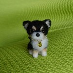 チワワ ブラックタン パピー羊毛フェルト