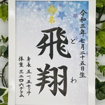フレーム付き手書き命名書A4判　オーダー③
