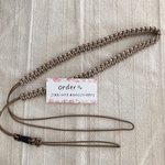 【order♡】アウトドアコードのカメラストラップ　カーキ×サンドカモ　115cm