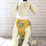 犬猫ハーネス ミモザ💐ブーケ　衿フリルレース