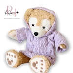 オールシーズン☆ ダッフィー　シェリーメイ　服　コスチューム　アウトフィット☆ ライトピンク☆ アラン　フード付