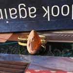 🌈ストロベリー🍓カンテラオパールのリング🍓❤️✨