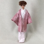 ジェニー・momoko 羽織　くすみピンク・ぼかし