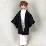 ジェニー・momoko 羽織　黒・無地