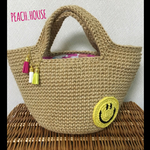 yurie○○様オーダー商品 タッセル迷彩ピンク麻ひもバッグ