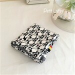 6重ガーゼハンカチ*フレンチドック*フルブル*dog*モノトーン*レッド*ネイビー*お布団ガーゼ*手洗い