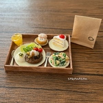 ミニチュア和風おろしハンバーグ定食