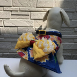 犬猫ハーネス　ゆかた風　女の子用　ひまわり🌻夏ハーネス