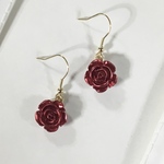 〈再販〉Rose 一輪の薔薇　ピアス