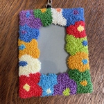 【値下げ】トレカケース 硬質ケース デコ パンチニードル タフティング B8 フラワー