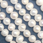 淡水パール 約6～6.5mm 連売り【パーツ・素材・材料】