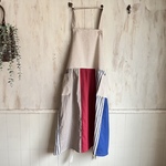 【4/23〜25限定価格】異素材パッチワークエプロンI