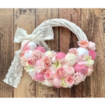 hina.san.taオリジナル♡大きめピンクのニットリース♡28-29cm