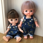 c41＊半袖カットソー＆サロペットセット＊レミンちゃん　ソランちゃん　メルちゃん　服