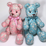 【kan*******さまご依頼品】リバティ カぺル＆フェリシテ　4点セット　レッド ブルー テディベア