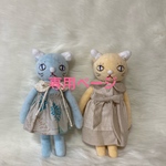パステルカラーのねこちゃん